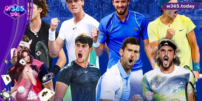 Tham gia giải đấu quần vợt tại thể thao W365